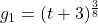 g_1=(t+3)^{\frac{3}{8}}