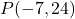 P(-7, 24)