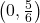 \left(0, \frac{5}{6}\right)