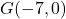 G(-7,0)