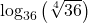 \log_{36} \left(\sqrt[4]{36}\right)