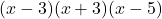 (x-3)(x+3)(x-5)