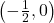 \left( -\frac{1}{2}, 0\right)