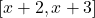 [x+2, x+3]