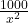 \frac{1000}{x^2}