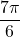 \dfrac{7\pi}{6}