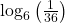 \log_{6} \left( \frac{1}{36} \right)