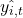 \hat{y_{i,t}}