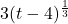 3(t-4)^{\frac{1}{3}}