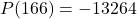 P(166) = -13264